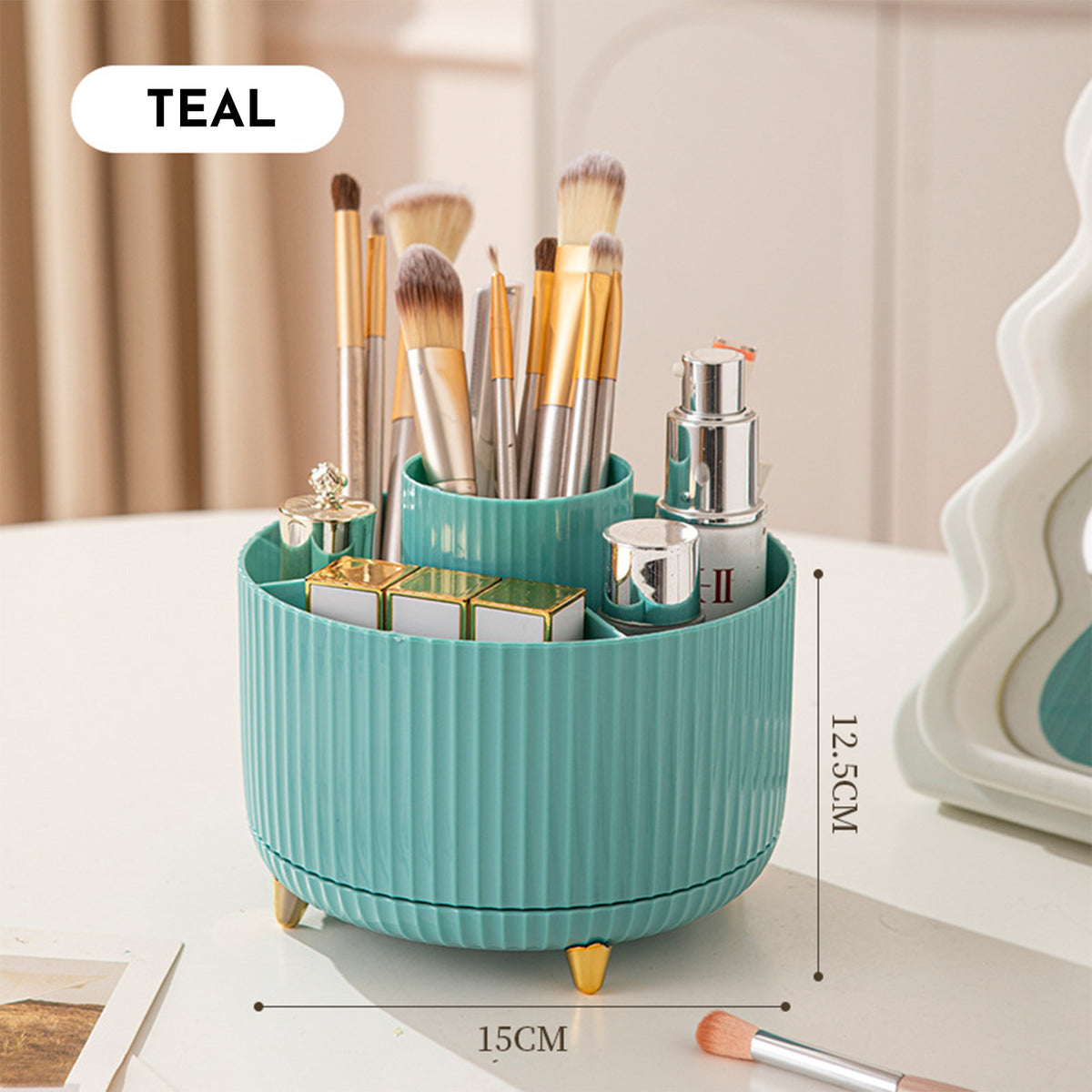 Rotating Makeup Brush Holder