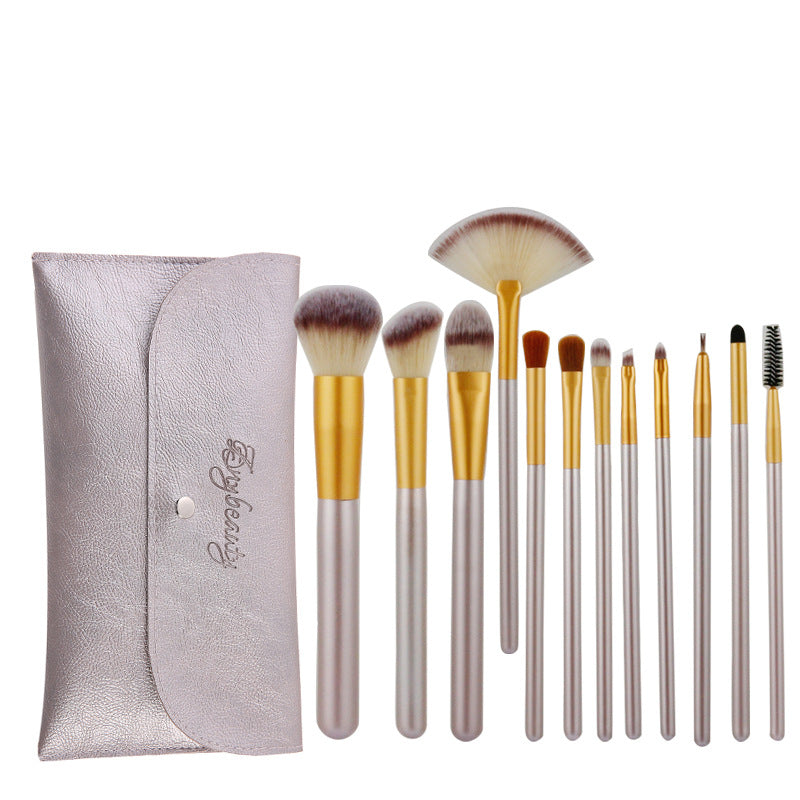 12 Piece Makeup Brush Set