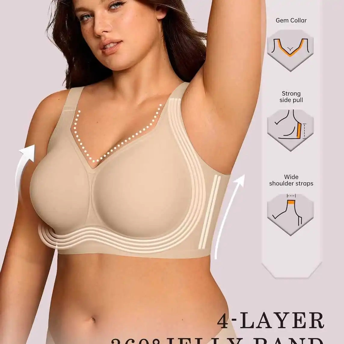 Comfort Fit Wireless Bra