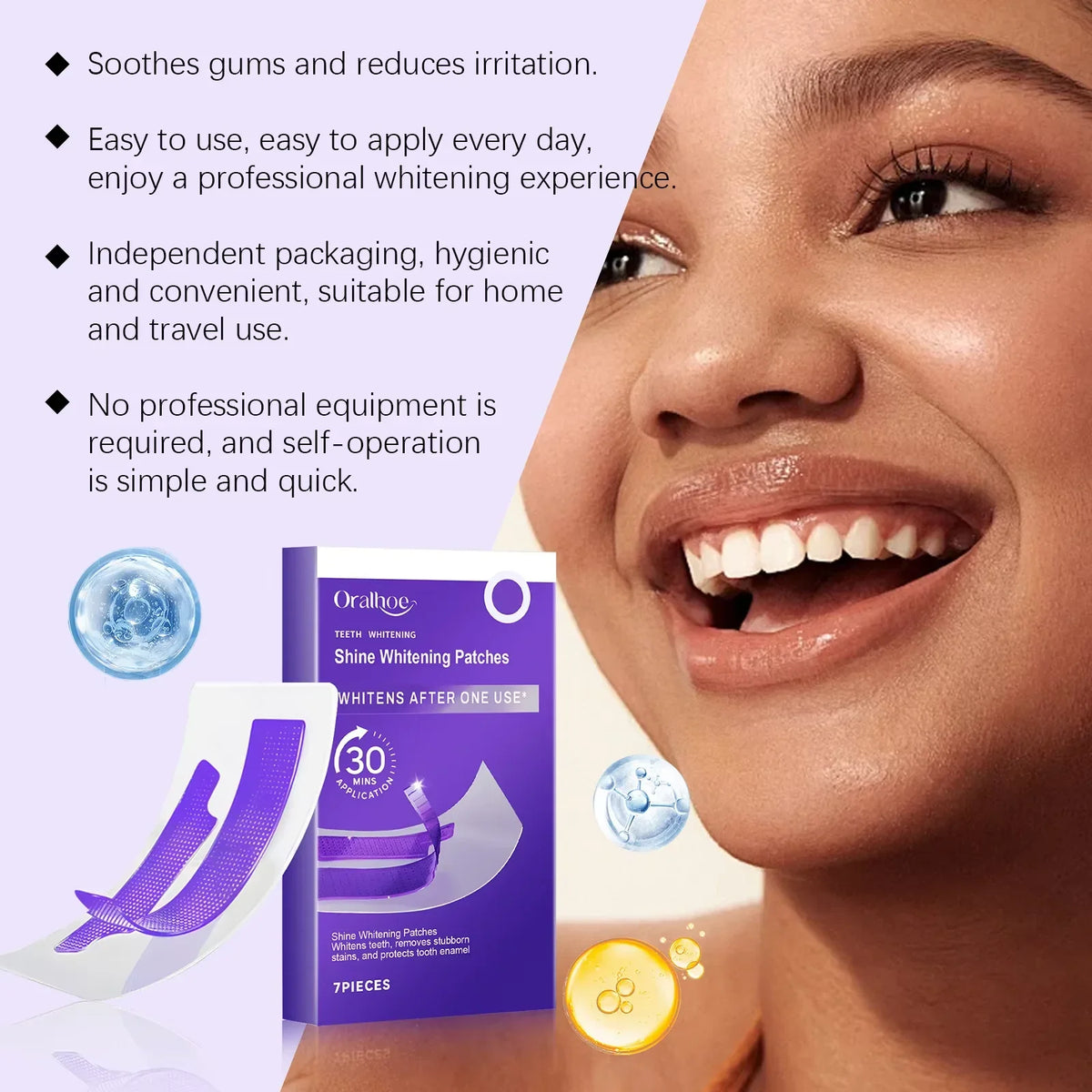 Purple Smile Whitening Strips